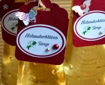 Holunderblütensirup Rezept und Etiketten-Freebie