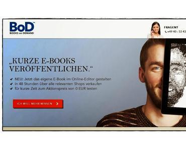 [Books on Demand] E-Short im Kurzporträt