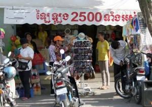 In Kambodscha boomen die Billig-Shops