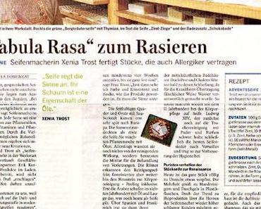 “Tabula Rasa” zum Rasieren – Berliner Morgenpost vom 13. November 2009