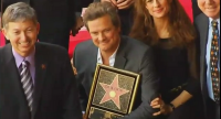Colin Firth bekommt Stern auf  dem "Walk of Fame"