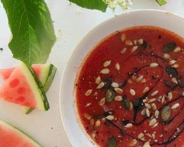 Für heiße Sommertag: Gazpacho mit Wassermelone