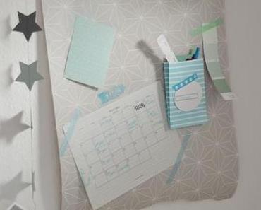 Wanddekoration Kalender Organizer decoration calendar DIY