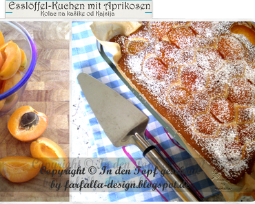 In den Topf geschaut * Löffel-Kuchen mit Aprikosen... Kolač na kašike od Kajsija