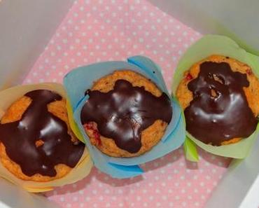 Vegane Erdbeermuffins - Gastpost bei "Bissen fürs Gewissen"