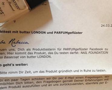 Produkttest Butter London Nail Foundation
