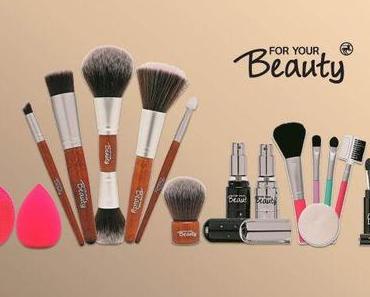 Preview: neue Kosmetiktools und Pinsel von For Your Beauty / Rossmann