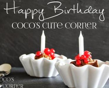 Mein Baby hat Geburtstag - Happy Birthday Coco's Cute Corner plus veganes Schokomousse