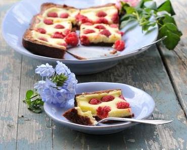 Himbeer Cheesecake Brownies