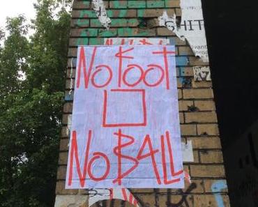 #streetart in Berlin: #SP38 – SP38-No-Foot-No-Ball