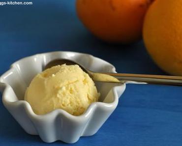 Saure Sahne-Orangen-Eis