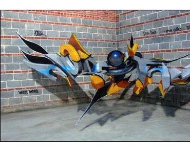 Graffitis in 3D-Optik von Odeith
