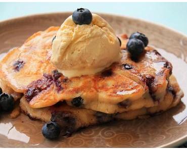 Blaubeer-Pancakes