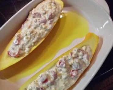 Gefüllte Zucchini