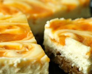 Aprikosen-Swirl-Cheesecake... noch ein Sommergenuß für Euch!