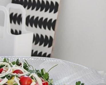 Ein Salat, der zum Sonnenschein passt .....