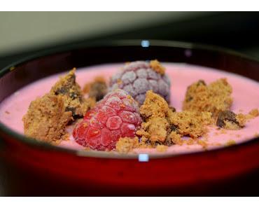 Super leichtes, schnelles & leckeres Dessert - Himbeer Quark mit Cookies ♥