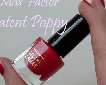[NOTD] Max Factor Gel Shine Lacquer 25 Patent Poppy