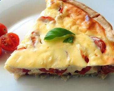 Tomatenquiche mit Ricotta
