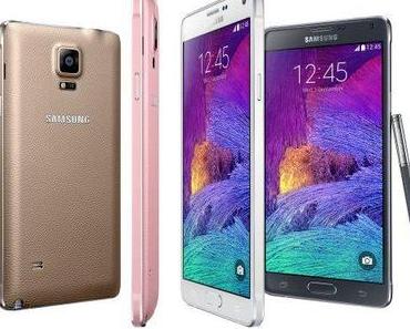 Samsung Galaxy Note 4 – Verkauf soll am 17.Oktober gestartet werden