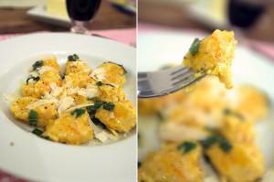 Kürbisnocken (Gnocchi)