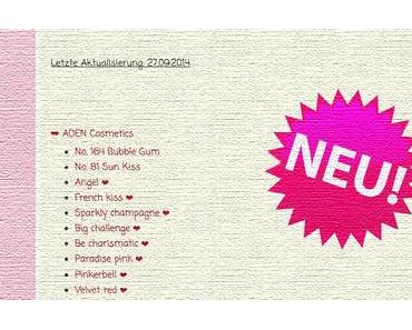 Die "neue" Nagellack-Sammlung