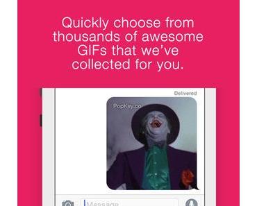 GIF Tastatur “PopKey” jetzt im App Store erhältlich