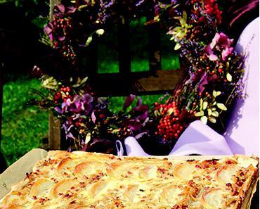 Herzhafter Apfel-Zwiebelkuchen  aus “Apfelliebe”