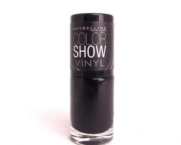 [NOTD] Maybelline Color Show "Vinyl" LE 404 "Black to the Basics"*