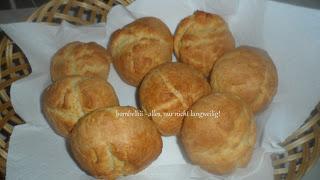 Quarkbrötchen und Fruchtaufstrich mit Hilfe von Diamant