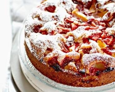 Nektarinen-Erdbeer-Kuchen - Bodenständiger Hochgenuss
