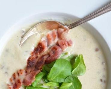 Kulinarisches | Herbstliche Petersilien-Linsensuppe mit Honig-Speck