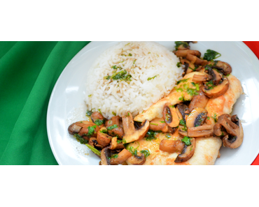 Huhn Marsala mit Champignons