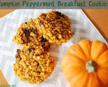 {Clean Eating} Pumpkin Peppermint Breakfast Cookies