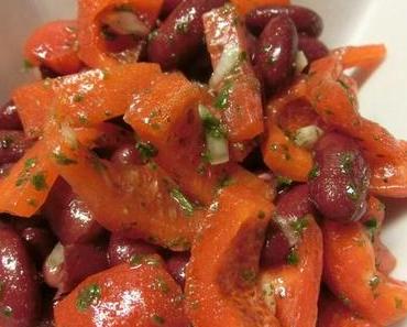 Paprika-Kidneybohnen-Salat