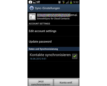 Kontakte zwischen multiplen Android-Geräten transferieren