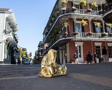 public art show New Orleans Louisiana usa guardians of time manfred kili kielnhofer contemporary fine art modern arts design antiques sculpture