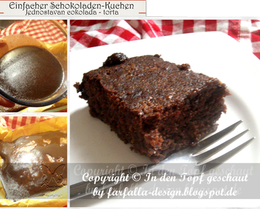 In den Topf geschaut * Einfacher Schokoladen-Kuchen... Jednostavan čokolada - torta