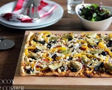 Pizza - mit Pesto Rosso