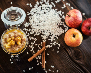 Reispudding mit Bratapfelchutney