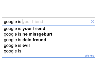 Googlevorschläge Teil1