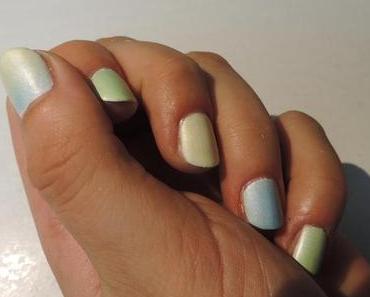 2. Gradient-Versuch + Tutorial und fast skittled Manicure