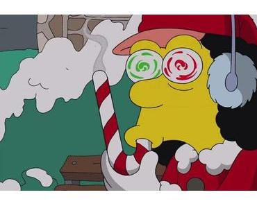 Vorweihnachtlicher Simpsons Couch Gag