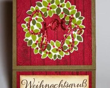 weihnachtliche Dankes-Goodies alias Amicelli-Verpackung