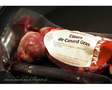 Geschmorte Entenherzen mit Aligot – französische Urlaubsküche