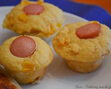 Silvesterbuffet: Mini-Corndogmuffins