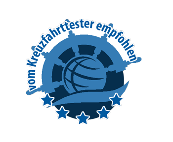 "Vom Kreuzfahrttester empfohlen" neues Gütesiegel der Redaktion Kreuzfahrttester.com