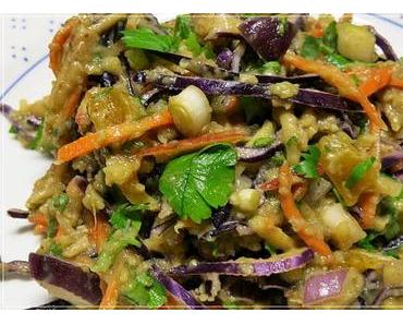 rote Linsen – Rotkohl Salat