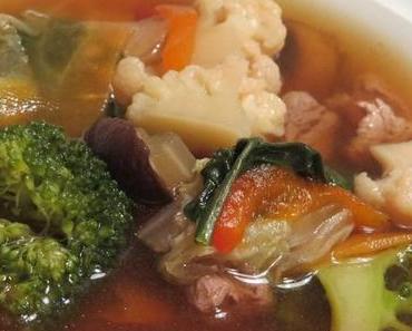 Asia- oder Shabu-Shabu-Suppe