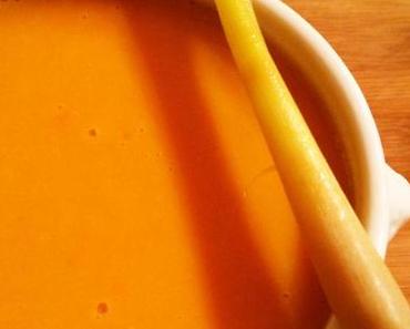 Wärmende Süßkartoffel-Zitronengras-Suppe mit Ingwer